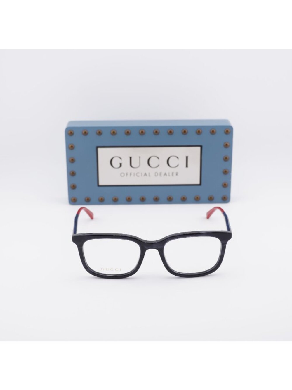 Gucci GG1928O 004 Square Eyeglasses – Grey Havana 53mm - Picture 2 of 11